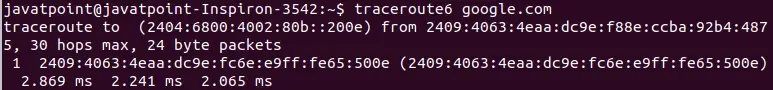 Linux-traceroute