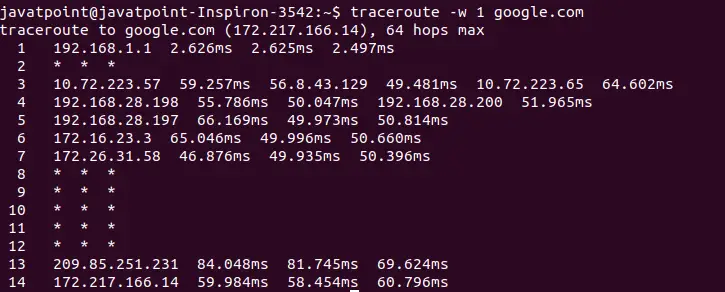 Linux-traceroute