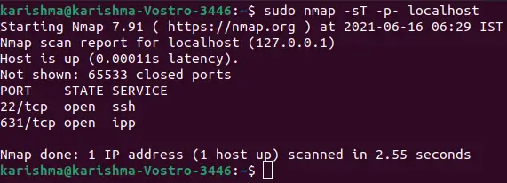 Linux'ta açık bağlantı noktaları nasıl kontrol edilir