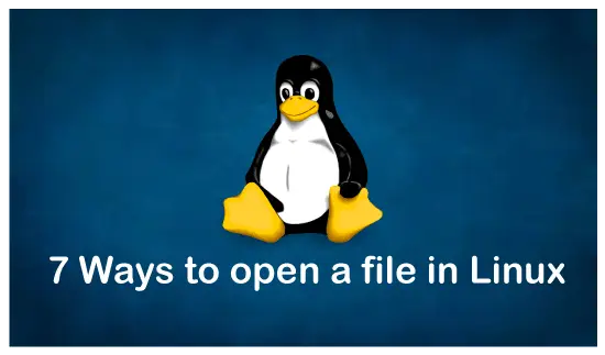 Dosyayı Linux'ta Aç