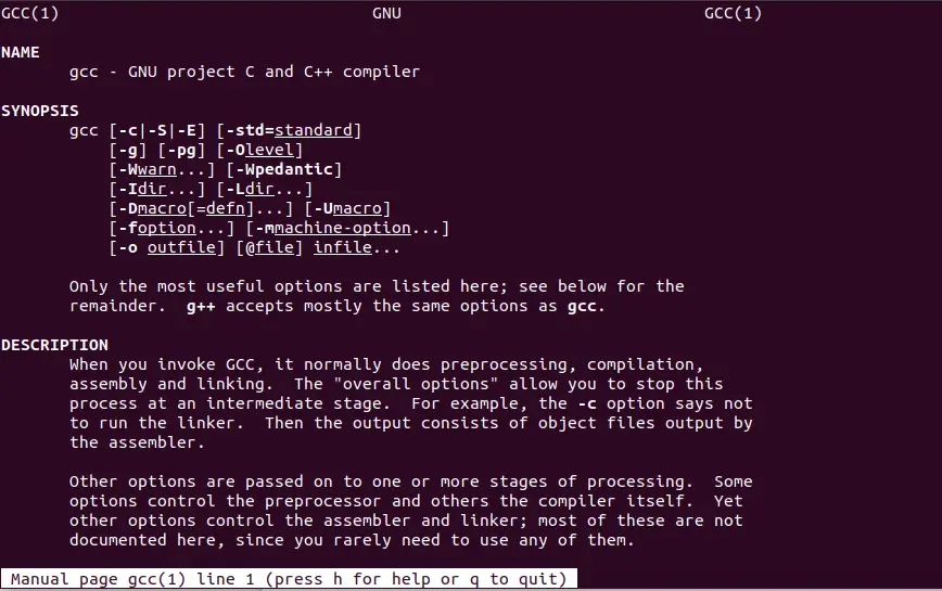 GCC Linux