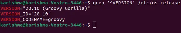 Patikrinkite OS versiją Linux sistemoje