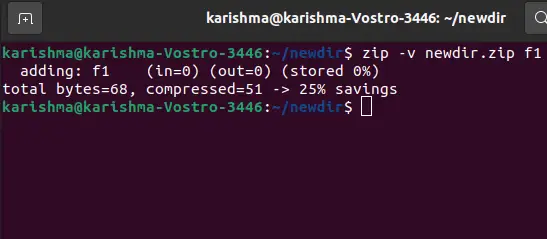 Linux Zip Command
