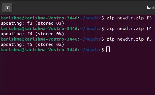 Linux Zip Command