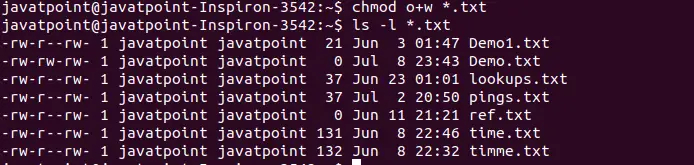 Comando chmod de Linux