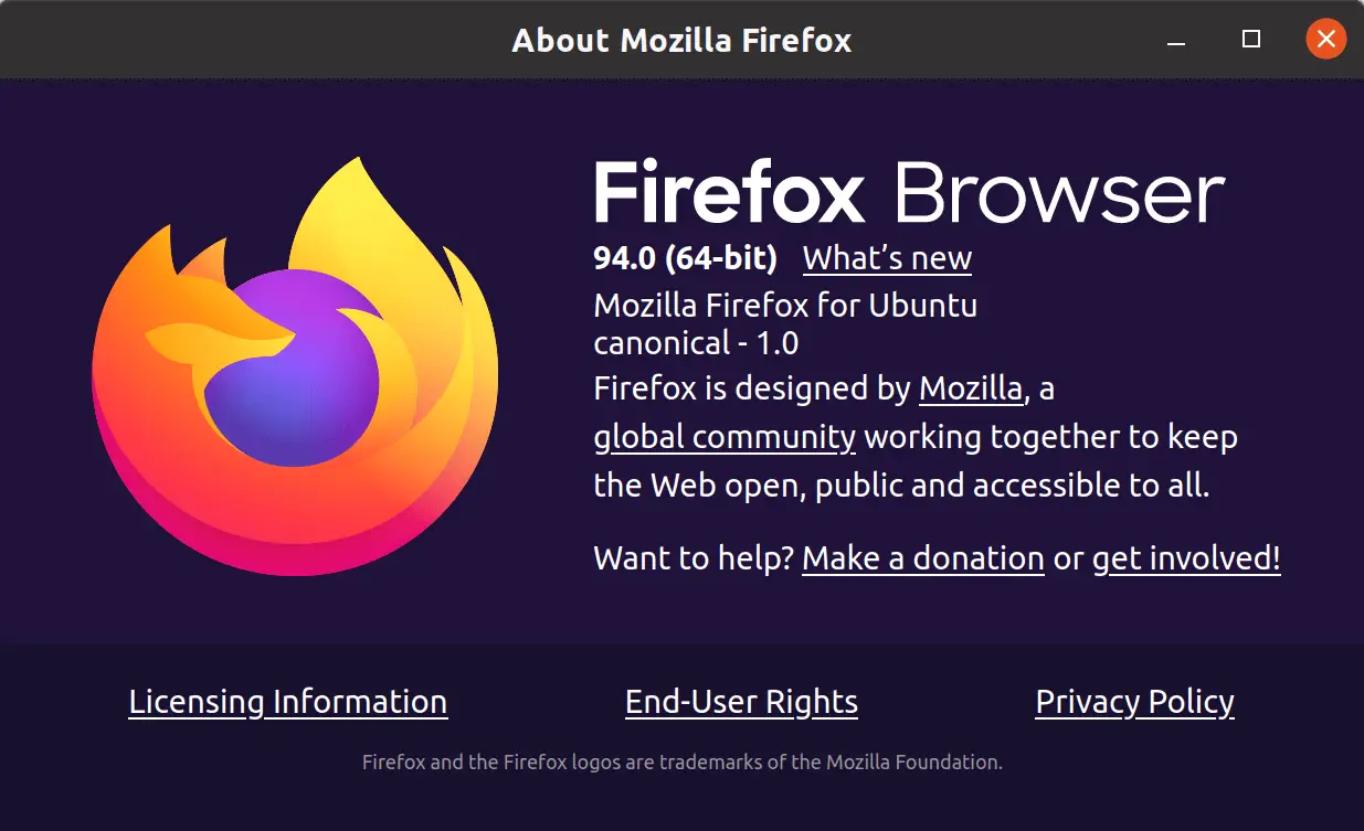 עדכן את Firefox Ubuntu