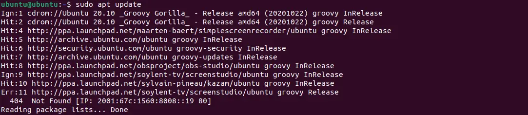 Ubuntu-schermrecorder