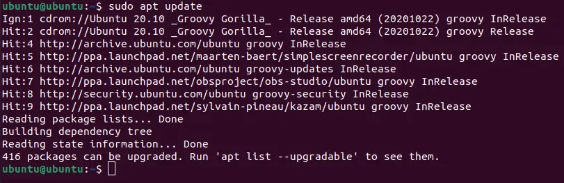 Ubuntu ekrāna ierakstītājs