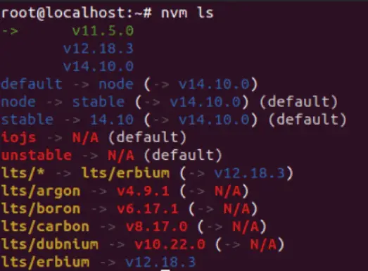 Telepítse az NVM Ubuntut