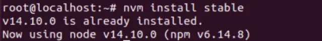 Installer NVM Ubuntu