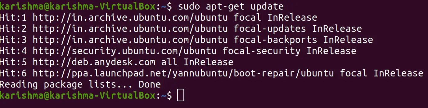 Nainštalujte NVM Ubuntu