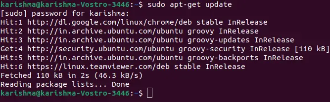 Putty Command i Linux