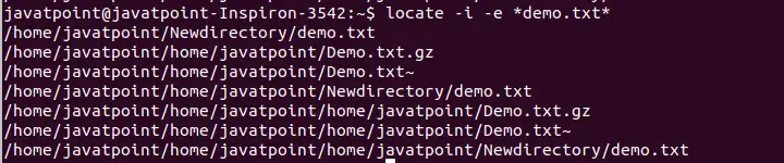 Linux Locate