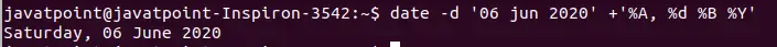 Date Linux