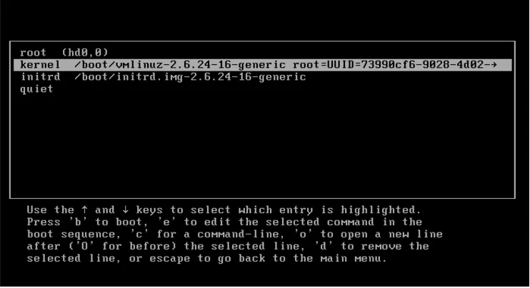 Palauta kadonnut Linux-järjestelmänvalvojan salasana ja selitys