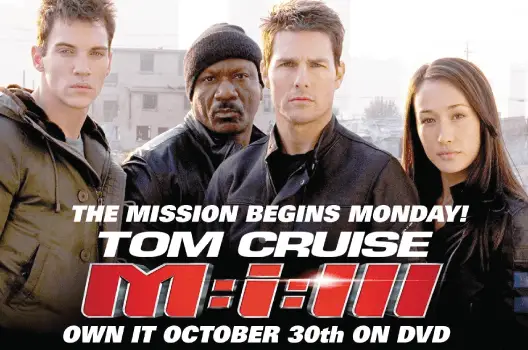 Zoznam filmov Mission Impossible