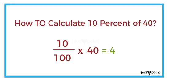 40 の 10% とは何ですか