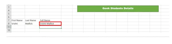 aaneenschakelen met ruimte ertussen