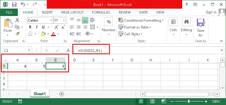 Definice MS Excel