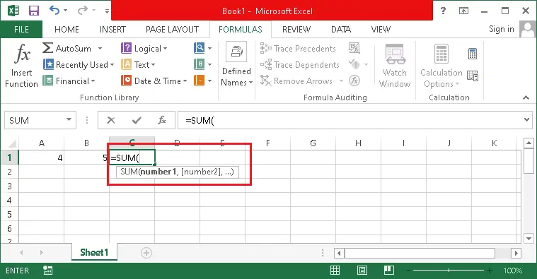 MS Excel definition