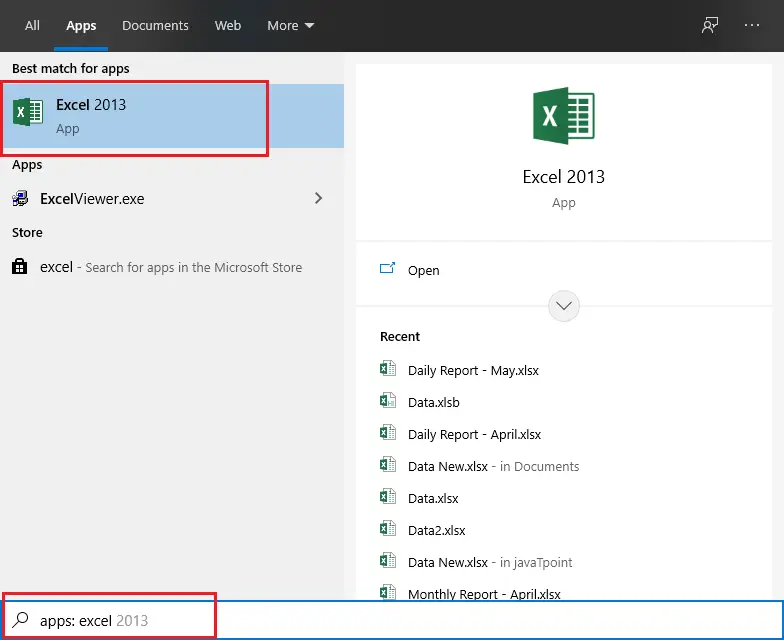 MS Excel definition