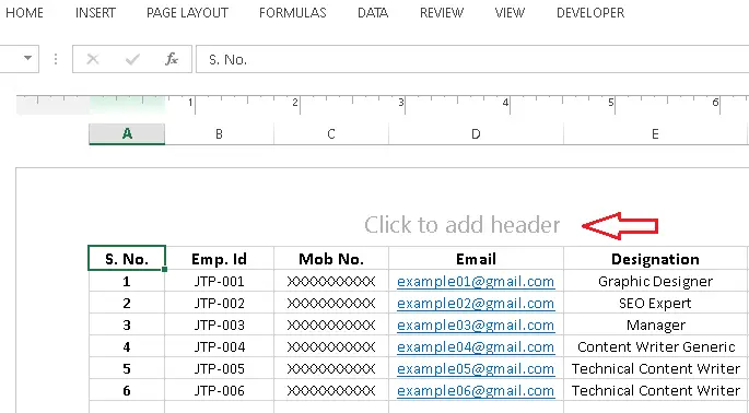 Excel'de Filigran Nasıl Kaldırılır