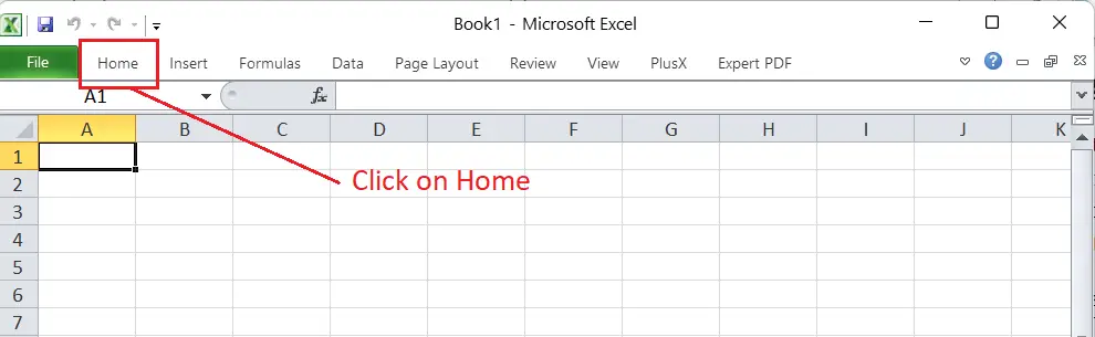 إنشاء ورقة عمل في Excel