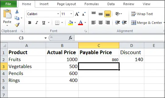 Excel'de çıkarma nasıl yapılır