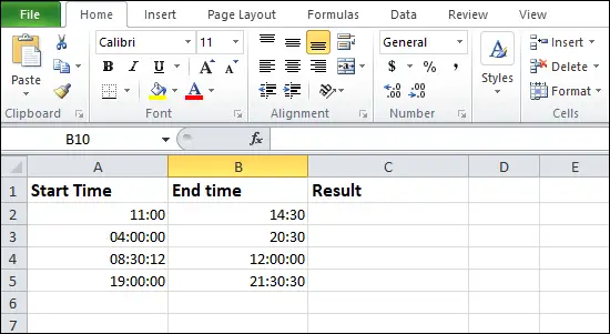 Como subtrair no Excel