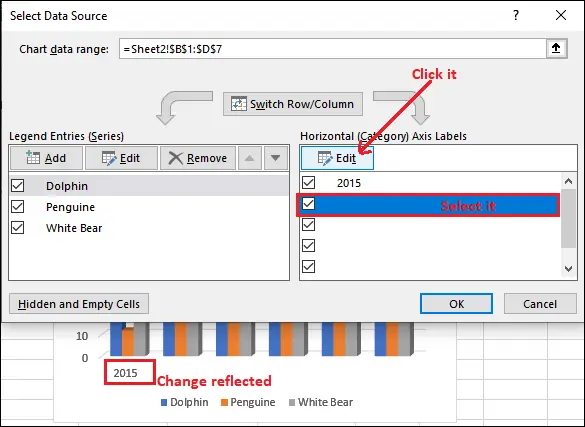 Excel のグラフの種類