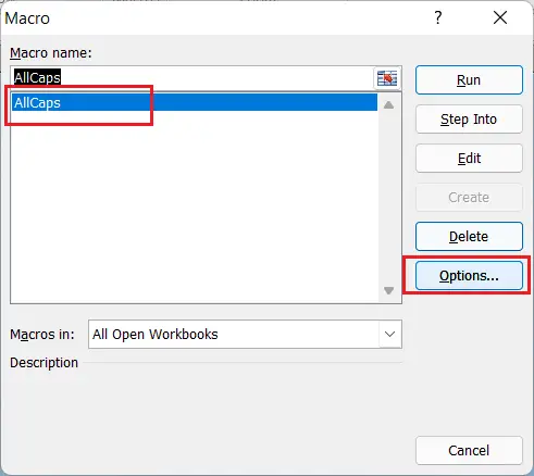 Drecera en majúscules a Excel