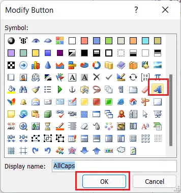 اختصار الأحرف الكبيرة في Excel