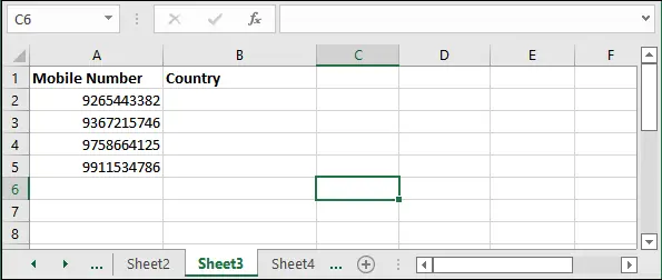 Come aggiungere il prefisso in Excel?