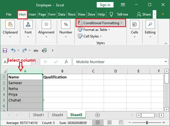 Comment ajouter un préfixe dans Excel ?