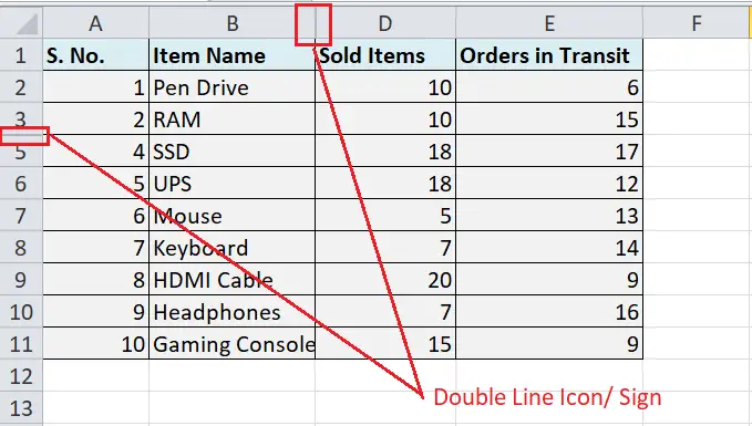 Verknüpfung in Excel einblenden