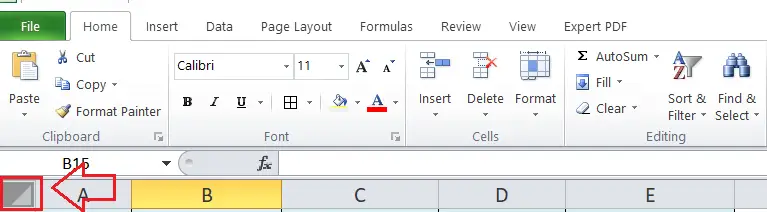 Excel'de Kısayolu Göster