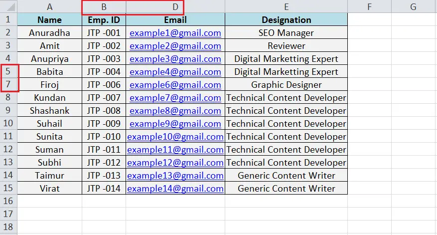 Odkryj skrót w programie Excel