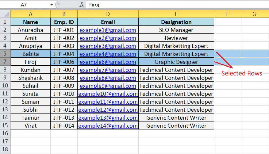 Odkryj skrót w programie Excel