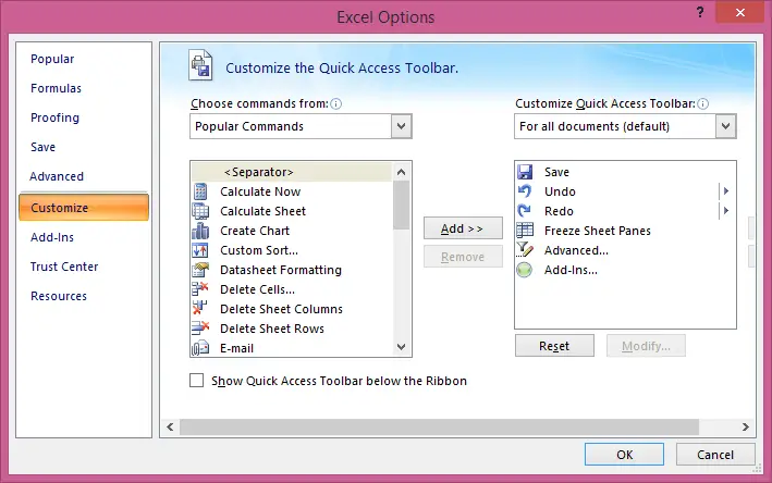 Lint en tabbladen in Excel