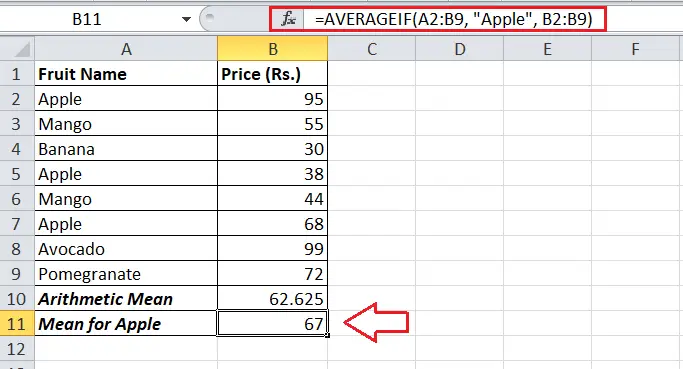 Excel'de Ortalama nasıl hesaplanır