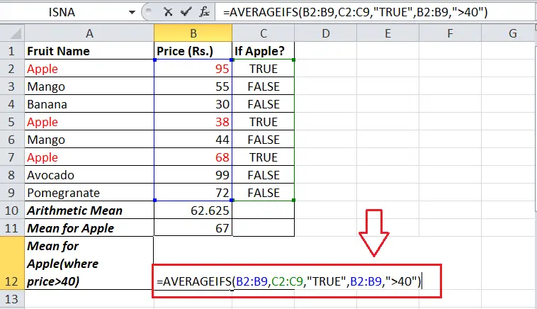 Com calcular la mitjana a Excel