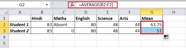 Comment calculer la moyenne dans Excel