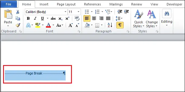 Comment ajouter et supprimer un saut de page dans Word