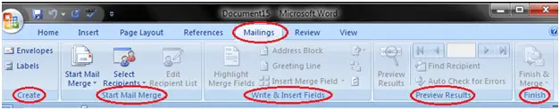 Cinta i etiquetes de MS Word 6