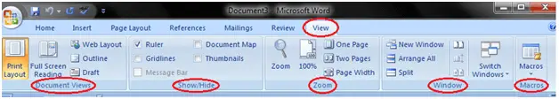 MS Word -nauha ja tunnisteet 8