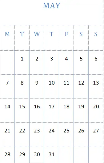 Sådan indsætter du en kalender i Word-dokument