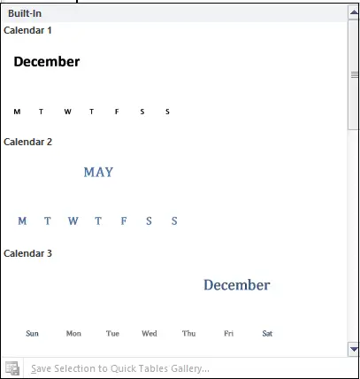 Come inserire un calendario in un documento Word