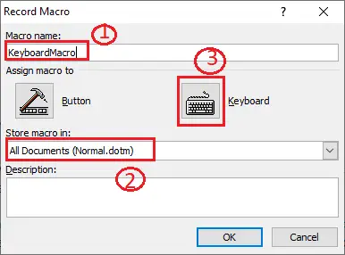 Com crear una macro en un document de Word