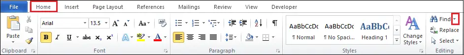 Hoe zoek je naar woorden in een Word-document?