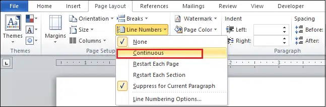 Comment ajouter ou supprimer des numéros de ligne dans un document Microsoft Word